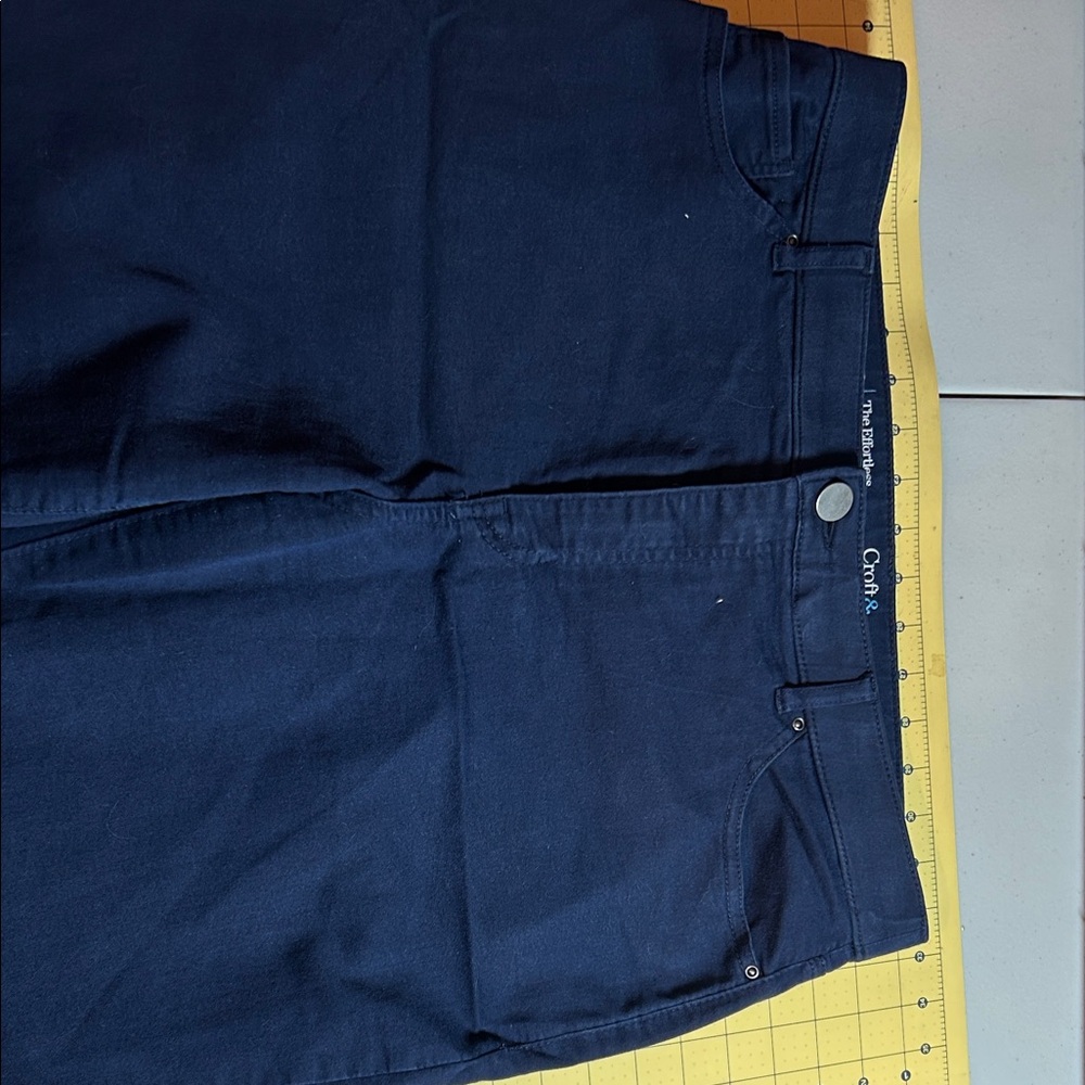 Croft & Barrow Women's Dark Blue Stretch Pants - Picture 2 of 7